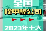 除甲醛十大公司排名最新除甲醛十大公司
