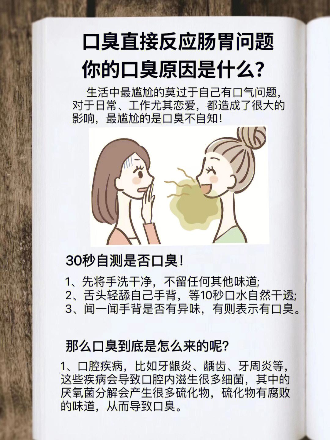 口臭是什么原因口臭是什么原因引起的要怎样调理