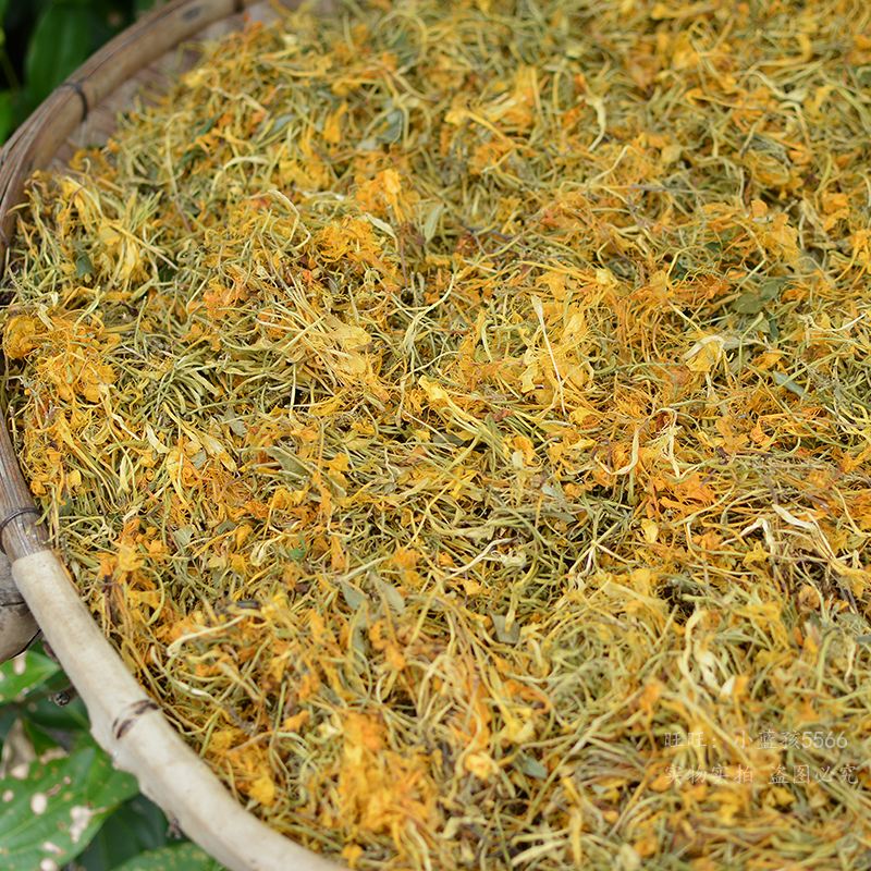 金银花晒干金银花晒干后可以直接泡水喝吗