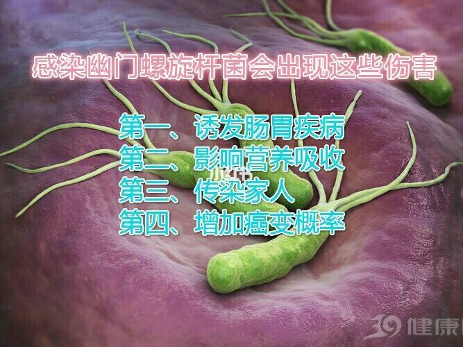 幽门螺旋杆菌感染有哪些症状的简单介绍