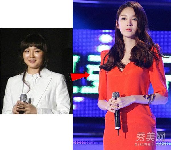 减肥女星减肥成功的韩国女星